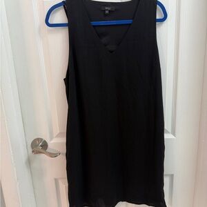 Very J Black V-Neck Dress